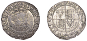 Henry VIII (1509-1547), Third coinage, Groat, Bristol, mm. WS flanked by pellet on rev. only, local bust, Lombardic...