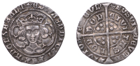 Edward IV (First reign, 1461-1470), Light coinage, Groat, London, class VII, mm. crown, quatrefoils by neck, fleur...