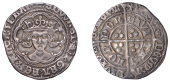 Edward IV (Second reign, 1471-1483), Groat, London, class XVIII, mm. pierced cross with pellet in fourth quarter on...
