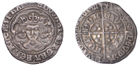 Edward IV (Second reign, 1471-1483), Groat, London, class XVIII, mm. pierced cross with pellet in fourth quarter on...