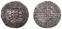 Edward IV (Second reign, 1471-1483), Groat, London, class XVIII, mm. pierced cross with pellet in first quarter,...