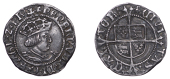 Henry VIII (1509-1547), Second coinage, Halfgroat, Canterbury, Abp Warham, mm. Warham’s uncertain mark, nothing by...