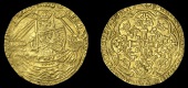 Henry IV (1399-1413), Light coinage, Noble, type V, London, mm. cross pattée on rev. only, nothing on rudder,...