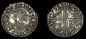 Cnut (1016-1035), Penny, Quatrefoil type, Lincoln, Wulfgeat, pvlfgat mo lin, 0.77g/12h (BNJ Coin Register 2009, 346,...