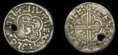 Cnut (1016-1035), Penny, Quatrefoil type, Gloucester, Leofsige, leofsige on gle :, 1.32g/10h (BNJ Coin Register...