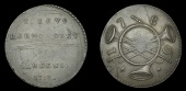Gardens, BERMONDSEY, Bermondsey Spa Gardens, Thomas Keys, Halfpenny, 1789, t. keys bermondsey spa gardens, rev. two...