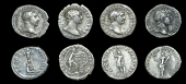 Roman Imperial Coinage, Trajan, Denarii (4), all Rome, 104, rev. captive seated beneath trophy, 3.13g (RSC 537c);...