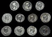 Roman Imperial Coinage, Hadrian, Denarii (9), all Rome, 117 (2), revs. Concordia, 3.10g (RSC 248), Pietas, 3.60g...