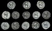 Roman Imperial Coinage, Antoninus Pius, Denarii (9), all Rome, 140-3, rev. Virtus, 3.42g (RSC 1090a); 148-9, rev....