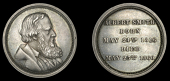Exhibitions and Museums, PICCADILLY, Egyptian Hall, Albert Smith, 1860, silver, bust right, rev. albert smith born...