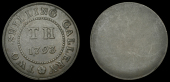 Theatre and Entertainment, COVENT GARDEN, Theatre Royal, First Theatre, uniface copper, 1793, two shilling gallery...