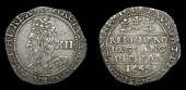 Charles I (1625-1649), Bristol mint, Shilling, 1644, mm. Shrewsbury plume on obv., Br monogram on rev., crude bust...