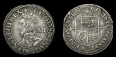 Charles I (1625-1649), York mint, Shilling, Gp 1 [type 1], mm. lion, 5.18g/9h (Besly 1B; SCBI Brooker 1090, same...