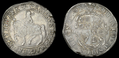 Charles I (1625-1649), Tower mint, Halfcrown, Gp II, type 2d, mm. harp, cross on housings, plume above large oval...