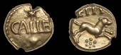British Iron-Age, ATREBATES AND REGNI, Eppilus, Quarter-Stater, Calleva [Silchester, Hants], star above and below...
