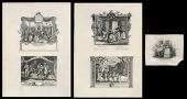 Theatre and Entertainment, OXFORD STREET, The Pantheon, engraved card by F. Bartolozzi after E.F. Burney, robed...
