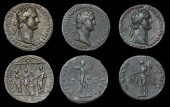 Roman Imperial Coinage, Domitian, Asses (3), various reverses [3]. About very fine	 £100-£140