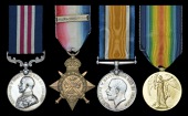 The Great War M.M. group of four awarded to Sergeant Thomas Moore, 12th Battalion, Highland Light Infantry, who was...