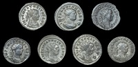 Roman Imperial Coinage, Tacitus, Antoninianii (6), revs. Felicitas, Fides, Lætitia, Providentia, Salus (2);...