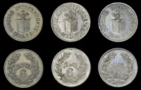 Malta, Circolo Indipendente, Private Club tokens (3), obv. CIRCOLO INDIPENDENTE / MALTA around a shield, rev. JETON...