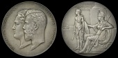 Russia, Nicholas II (1894-1917), Centenary of the Foundation of the Ministry of War, 1902, a silver medal by A....