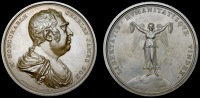 England, Death of Charles James Fox, 1806, a copper medal by T. Webb, bust right, rev. angel on globe (BHM 604; E...