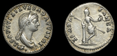 Roman Imperial Coinage, Julia Titi, Denarius, Rome, c. 80-1, diademed and draped bust right, rev. Venus standing...