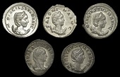 Roman Imperial Coinage, Herennia Etruscilla, Antoninianus, rev. Pudicitia seated left, 4.34g (RSC 19); Diva...