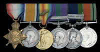 Six: Major H. G. Morrell, Indian Army, who was Mentioned in Despatches for the operations in Mesopotamia in 1914-15,...