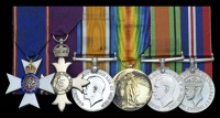 A fascinating M.V.O., O.B.E., group of six awarded to Lieutenant-Colonel A. D. G. S. Batty, Indian Army, who served...