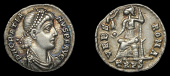 Roman Imperial Coinage, Gratian, Siliqua, Trier, c. 375-8, similar, 1.91g (RIC 46b). Good very fine, toned	 £90-£120