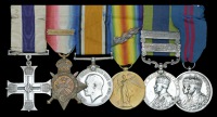 A 1914 Great War ‘Western Front’ M.C. group of six awarded to Major E. K. Fowler, 57th Wilde’s Rifles...