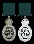 The Indian Volunteer Forces Officers’ Decoration awarded to Colonel Sir Vivian Gabriel, who had a long,...