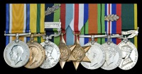 Eight: Major A. E. Cockeran, Royal Pioneer Corps, Middlesex Regiment and 9th Bhopal Infantry, who was commissioned...