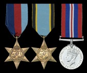 Three: Pilot Officer (Air Gunner) A. E. Gale, 78 Squadron, Royal Air Force Volunteer Reserve, who was killed in...