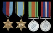 Four: Sergeant (Air Gunner) G. Wallace, 7 Squadron, Royal Air Force Volunteer Reserve, who was killed in action when...