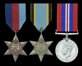 Three: Sergeant (Navigator) J. Saffrey, 166 Squadron, Royal Air Force Volunteer Reserve, who was killed in action...