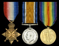 Three: Private T. H. Wilson, Lincolnshire Regiment

1914 Star (6299 Pte T. H. Wilson. 1/Linc: R.); British War and...