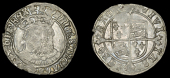 Henry VIII (1509-1547), Third coinage, Groat, York, no mm., bust 2, nothing in forks, trefoil stops, spur from top...