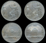 MIDLOTHIAN, Edinburgh, James Wright Jr, Halfpence, 1796 (2), Register Office, revs. Britannia seated left,...