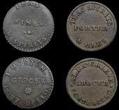 MIDLOTHIAN, Portobello, Alexander Grieve, Farthing, 2.83g/6h (DH 149); T. Morton, Farthing, 2.44g/4h (DH 150) [2]....