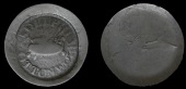 PERTHSHIRE, Deanston, Adelphi Cotton Works, a George III imitation Halfpenny, 1775, obv. countermarked adelphi...