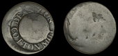 PERTHSHIRE, Deanston, Deanston Cotton Mill, a George III imitation Halfpenny, date indeterminate, obv. countermarked...