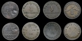RENFREWSHIRE, Greenock, Malcolm McFarlan, Farthing, 2.47g/6h (DH Lothian 97; W 7488); Paisley, Jervis Coats & Son,...