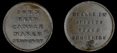 ROXBURGHSHIRE, Jedburgh, John Reid, Farthing, legend both sides, edge grained, 2.25g/6h (DH 1). Surface damage on...