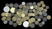 Tokens, checks, etc (73), all in base metal, from Aberdeen (11), Airdrie (4), Broxburn (2), Coatbridge, Crieff,...