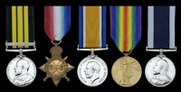 Five: Plumber 1st Class J. A. Fiddick, Royal Navy

Africa General Service 1902-56, 1 clasp, Somaliland 1902-04 (J....
