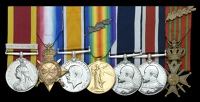 Seven: Sergeant W. Rann, Royal Marine Artillery, who served in the Naval Brigade during the Third China War, taking...