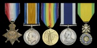 Five: Acting Chief Petty Officer T. Griffiths, Royal Navy

1914-15 Star (180086, T. Griffiths, P.O., R.N.);...