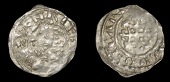 Henry I (1100-1135), Penny, Quadrilateral on Cross Fleury type [BMC XV], Erebald, [ereb]ald : on : card :, 1.40g/6h (...